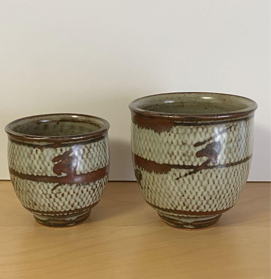 益子焼　島岡達三　湯飲み茶碗ペア Amazon.co.jp: 益子焼 島岡達三 湯飲み茶碗ペア : ホーム＆キッチン